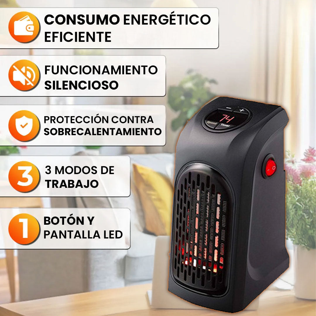 El calefactor compacto que calienta rápido y ahorra energía ⚡🔥