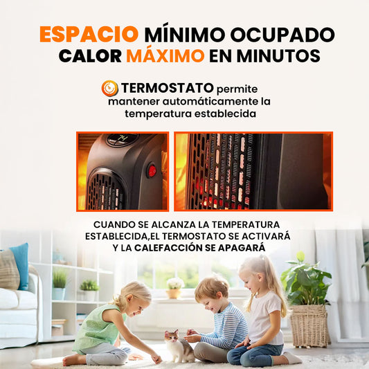 El calefactor compacto que calienta rápido y ahorra energía ⚡🔥